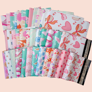 Thick Waterproof Pink Plastic Shipping Bags Virgin <b>Raw</b> <b>Material</b> Colorful Express Bags For Apparel <b>Packaging</b> - Product Image 1
