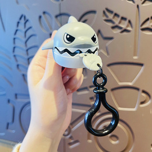 Porte-clés créatif en plastique en forme de requin mignon et amusant, mini dessin animé, avec cordon de serrage, idéal comme cadeau, vente chaude - Product Image 6