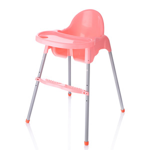 Trona Portátil para Bebé, Ajustable, con Marco de Acero y Asiento de Plástico, Multifuncional, con Bandeja Grande - Product Image 2