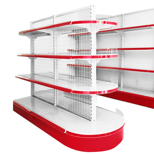 Dây kim loại lưới trở lại bảng điều khiển siêu thị Gondola Kệ Net loại cửa hàng giá Lưới Cửa hàng tiện lợi dây kệ - Product Image 3