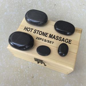 Özelleştirmek boyutu 20 adet/kutu masaj taşlar doğal volkanik taş bazalt sıcak taş masaj seti Spa için - Product Image 6