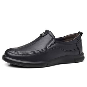 Chaussures Homme en Cuir Pleine Fleur 2026 – Mocassins Décontractés en Cuir Véritable, Tige Souple, Légers et Polyvalents - Product Image 1