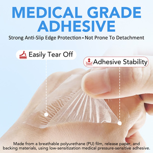 SEFUDUN Apósito Transparente de PU de 3.9" x 4.7" para Heridas, Venda Adhesiva Médica Impermeable para Cuidado Post-Tatuaje y Tratamiento de Heridas - Product Image 2