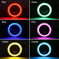 Prix usine Angle oeil antibrouillard motos accessoires 2.5 pouces 3 pouces 3.5 pouces feux diurnes cob puce étanche