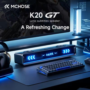 ลำโพงเกมมิ่ง MCHOSE K20 GT พร้อมหน้าจอแสดงผลเนื้อเพลงแบบเต็มจอ, ลำโพงคอมพิวเตอร์บลูทูธสี่ตัว เสียง 7.1 สำหรับเล่นเกม - Product Image 3