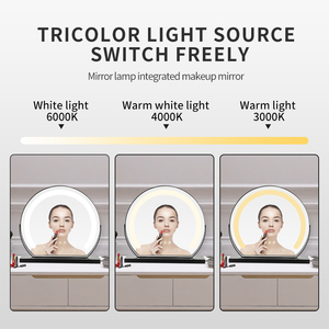 Chuyên nghiệp cho trang điểm Vanity gương sang trọng telescoping phòng tắm gương kỹ thuật số tính năng tùy chỉnh - Product Image 3