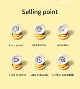 Mini caméras pour enfants avec logo personnalisé Cadeau pour enfant jouet Photo vidéo HD 1080p Appareil photo numérique pour bambins Appareil photo numérique pour enfants pour bébés - Product Image 4