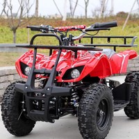 Quad 49cc pour enfants : Sûr et amusant pour les 10 ans et plus, avec clé de démarrage, moteur 2 temps à essence.