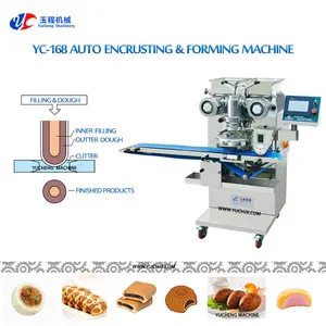 Brown Maamoul Dates Making Machine Arabic Date Cookies Production Line Big Type Fig Bar Encrusting Cookie 220V/380V Yucheng 2 KW