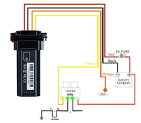 Dispositif de suivi GPS pour véhicule étanche 4G+2G, système antivol, suivi en temps réel, arrêt à distance du moteur, voiture, moto, camion, bus
