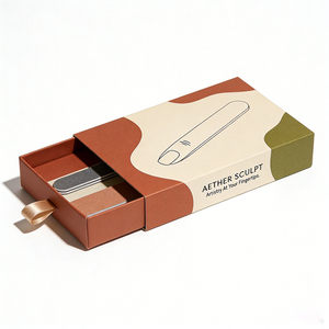 Boîte d'emballage personnalisée <span class=keywords><strong>en</strong></span> <span class=keywords><strong>carton</strong></span> avec pelliculage brillant pour <span class=keywords><strong>lime</strong></span> à ongles, idéale pour la présentation de vos outils de manucure professionnels <span class=keywords><strong>en</strong></span> magasin. - Product Image 5