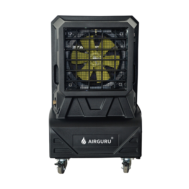 H Versatile Evaporative Air Conditioner Fan Industrial Swamp Cooler Desert Climates Electric Floor US Plug-for Outdoor Use Hot