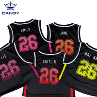 Ensemble d'entraînement de cheerleading personnalisé noir et violet avec strass, comprenant un maillot de basketball court et un short, avec nom et numéro personnalisables