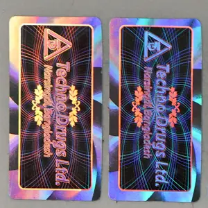 Factory Manufacturer OEM Logo Tamper Proof Tag Package Hologram Decals Security Seal Label Custom Holographic Stickers