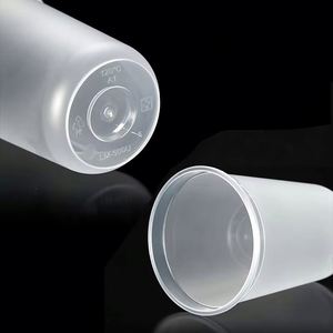 Vaso Desechable Personalizable en Forma de U de PP Transparente de 90 mm con Tapas, Impresión por Serigrafía, Moldeado por Inyección, para Bebidas Calientes/Frías, Café, Leche - Product Image 6