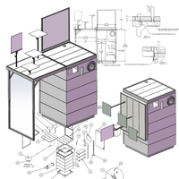 Conception 3D personnalisée CNC, dessin 2D, entreprise de dessin, conception AutoCAD, création de fichiers 3D, ingénieur en conception de produits