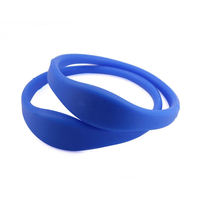Bracelet en silicone étanche NFC 13,56 MHz MF 1K, bracelet en silicone pour poignet, bracelet RFID en caoutchouc pour hôtel