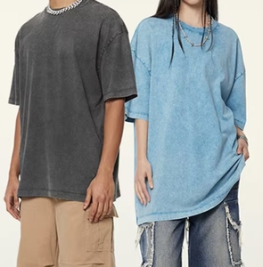 Camiseta Vintage con Lavado Ácido Personalizada - Camiseta Extra Grande para Hombre, 100% Algodón, Estilo Desgastado - Product Image 3