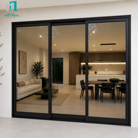 Porte coulissante en aluminium pour véranda, isolation thermique, cadre en alliage pour installation latérale de véranda