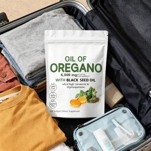 Huile d'<span class=keywords><strong>origan</strong></span> sans OGM et sans gluten enrichie en huile de graines noires pour le bien-être physique quotidien des adultes - Stock local aux États-Unis - Product Image 4