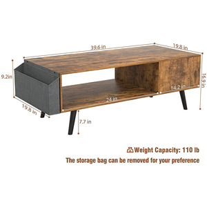 ชั้นวางทีวีไม้เนื้อแข็งสไตล์นอร์ดิกดีไซน์ย้อนยุคหรูหราหรูหราสไตล์อเมริกันอพาร์ทเมนต์ขนาดเล็กห้องนั่งเล่นทีวีระบบคลาวด์ - Product Image 6