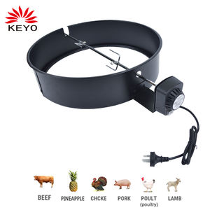 Kit de Anillo de <span class=keywords><strong>Asador</strong></span> de Acero con Recubrimiento en Polvo Resistente al Calor, Anillo para Parrilla de 57 cm con Motor y <span class=keywords><strong>Asador</strong></span> para Barbacoa - Product Image 4