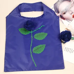 New Promotion Folded Shopping Bag Nylon Polyester Reusable Waterproof Bag Hot Sale Foldable Shopping Tote Bag