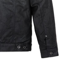 Veste de travailleur en toile pour hommes personnalisée OEM vente en gros mode décontractée veste en toile cirée en coton à fermeture éclair pour l'hiver
