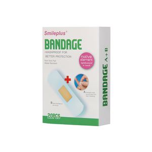 PU Adhesive <strong>First</strong> <strong>Aid</strong> <strong>Bandage</strong> Printed Clear Bandaid with Alcohol Pad Essential Healthcare Supply - Product Image 2