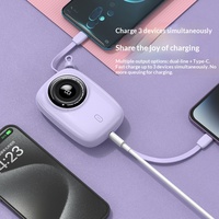 Nouvelle arrivée : Power Bank portable en forme d'appareil photo, 10000 mAh, sortie 22,5 W, avec impression sérigraphique personnalisée