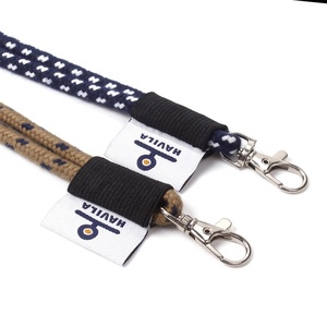 Dây Buộc Dây Tròn Dệt Bán Chạy Dây Đeo Cổ Tùy Chỉnh Dây Buộc Dây Tròn Có Logo Nhãn Jacquard Tùy Chỉnh - Product Image 3