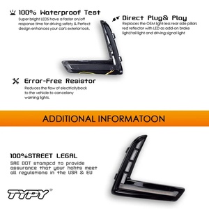 Feux de jour à LED TYPY pour Honda HRV HR-V 2023 2024, feux de jour dynamiques, clignotants, feux antibrouillard blancs, jaunes, bleus - Product Image 2