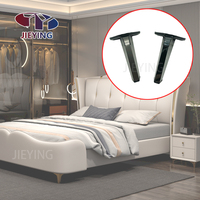 Jieying Hardware Accessories Pieds en plastique directs d'usine pour meubles de canapé Pieds de meubles d'armoire de table de bureau en plastique