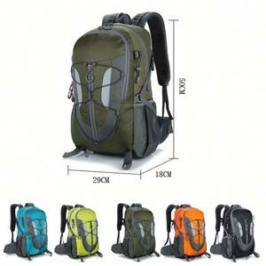 Customized Outdoor Ultralight Polyester Waterproof 50L Backpack with Zipper Closure for Hiking Trekking Running & Travel - Product Image 4