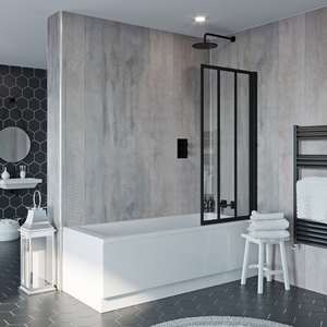 Vidrio Templado plegable, marco cromado, pantalla de <span class=keywords><strong>ducha</strong></span> y bañera, 4 paneles - Product Image 4