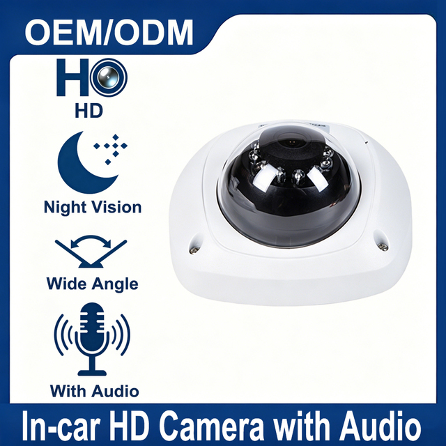 Full HD Car Security Camera Built-in Audio Pickup High Fidelity Microphone AHD 720P 1080P Indoor Monitor for Logistics ODM/OEM