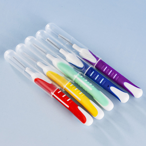 Limpieza profunda Dientes Gap Cepillos interdentales Bio Color Soft PP Mango Diseño Cepillo interdental para <span class=keywords><strong>brazales</strong></span> - Product Image 5