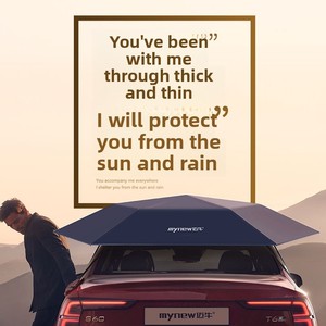 Parasol de voiture automatique certifié BSCI de 4,2 m, <span class=keywords><strong>pare</strong></span>-soleil télescopique portable pour <span class=keywords><strong>pare</strong></span>-<span class=keywords><strong>brise</strong></span>, protection solaire pliable pour toit de voiture - Product Image 2