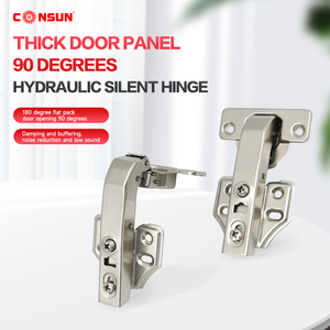 Consun nhiệm vụ nặng nề 35 mm có thể điều chỉnh đóng cửa bản lề pivot nhà bếp giấu thủy lực mềm đóng cửa tủ đồ nội thất bản lề - Product Image 1