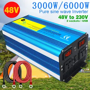 Hot Selling 48v To 230v DC/AC 3000w/6000w Universal Pure Sine Wave Crowall Inverter