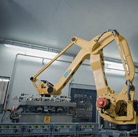 Robot de palettisation robuste FANUC M-410iC/315 PLC & Moteur, 4 axes, charge utile de 315 kg, pour ligne de palettisation automatique en usine alimentaire