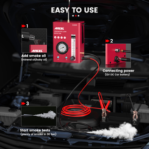 Máy dò rò rỉ khói ancel S3000 Hệ thống kiểm tra rò rỉ đường ống chuyên nghiệp Máy dò rò rỉ khói ô tô - Product Image 3