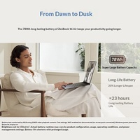 ASUS Air con Intel Core Ultra 7, OLED 2.8K 120Hz, Laptop Ultrasottile con AI, Disponibile nelle Versioni da 14 e 16 Pollici