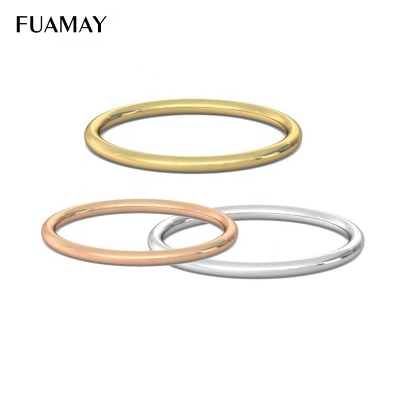 FUAMAY 2020 Новинка 1,2 мм 925 минималистичные кольца 925 Твердые серебряные смарт-кольца