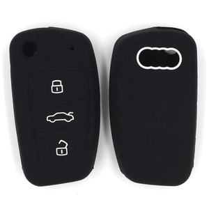 Pour <span class=keywords><strong>Audi</strong></span> A4 Fob Portefeuille Avec Logo De Marque De Voiture Promotionnel OEM Bas Prix Silicone Clé De Voiture Couverture Cas - Product Image 2