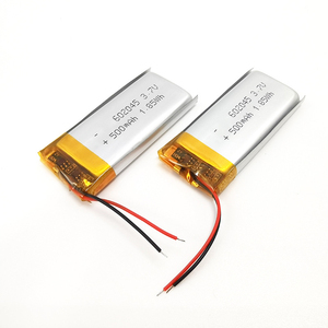 Промышленный литий-полимерный аккумулятор 602045, тонкий, 3.7В, 500мАч, 1.85Втч, высокомощный, с длительным сроком службы, сертифицирован CE/RoHS, для электроники - Product Image 4