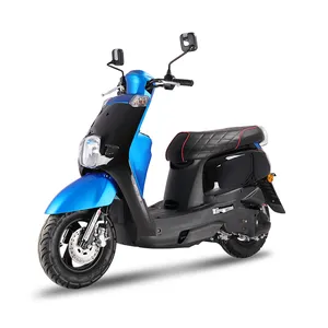 Hot Selling Newest Designed Bright Blue Moped Scooter with Powerful Engine