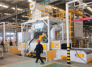 Hochwertige Industrielle Automatische Reinigungsausrüstung Bandtyp-Reinigungsmaschinen zur Oberflächenentrostung - Product Image 5