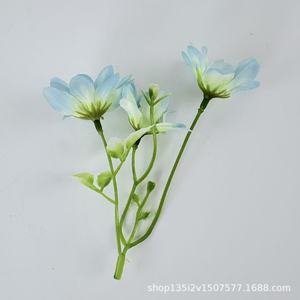 Guirlande de fleurs artificielles en soie Qiye, bandeau, décoration de mariage et de fêtes, style rustique, accessoire DIY fait main - Product Image 4