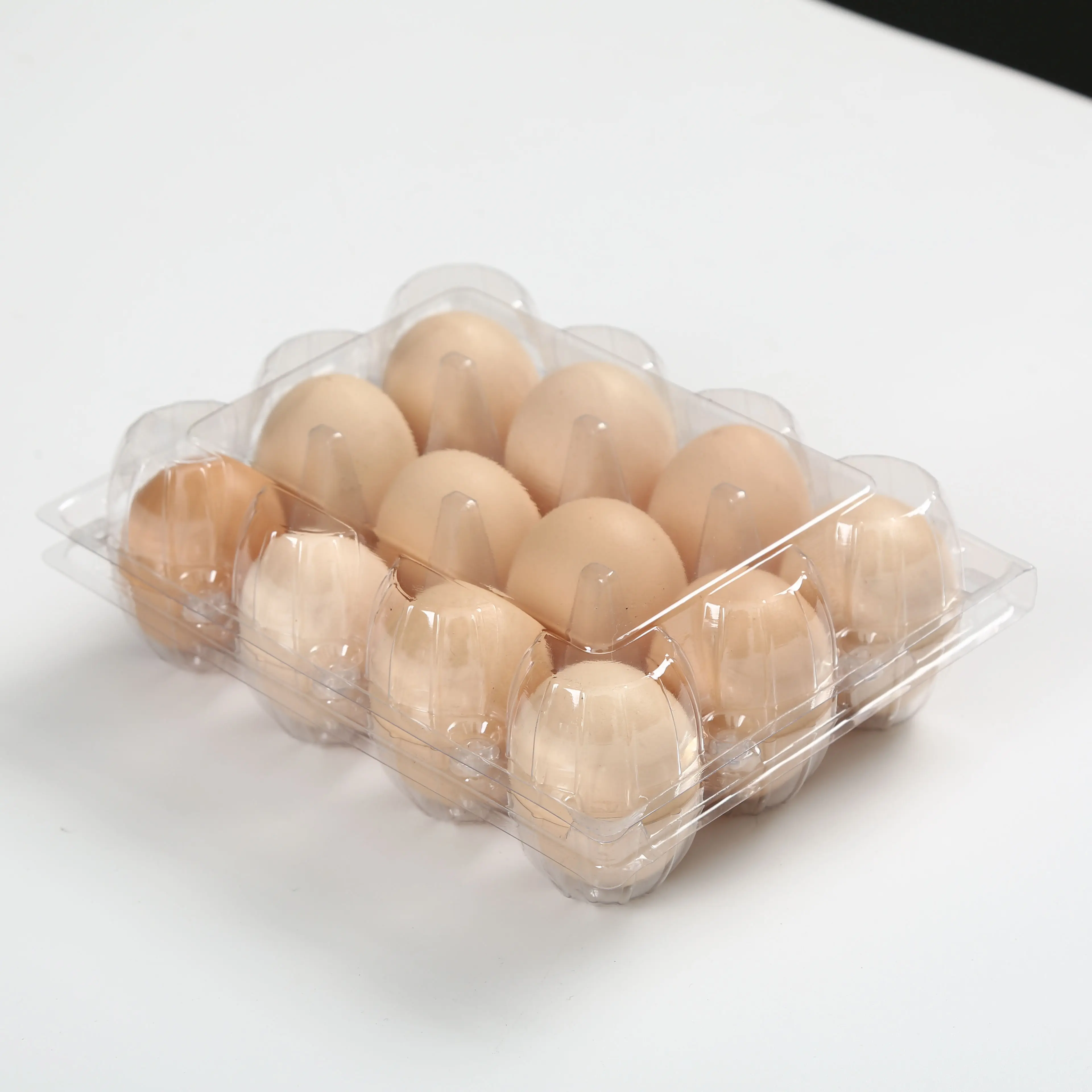 Trasparente su misura di plastica PET Vassoio di Uovo per la vendita